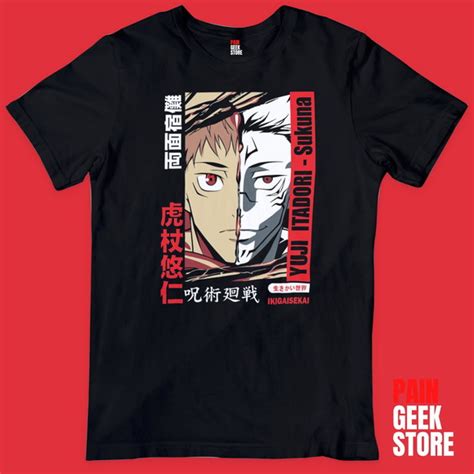 Camiseta Jujutsu Kaisen Itadori X Sukuna Elo