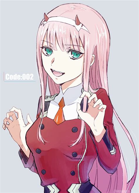 Zero Two Darling In The FranXX GG Anime Anime Desenho