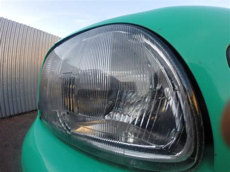 Биксеноновые линзы / bi-xenon (вид на машине) — Nissan Micra (K11), 1 л ...
