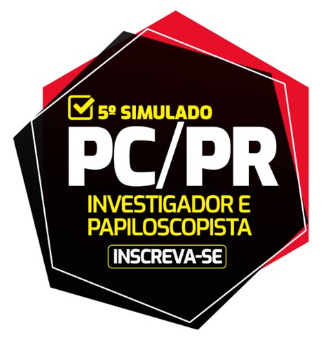 Concurso PC PR Simulado PCPR neste sábado Saiba mais AQUI