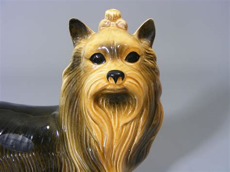 Vintage Coopercraft Yorkshire Terrier Figure Dog Ornament Etsy Uk