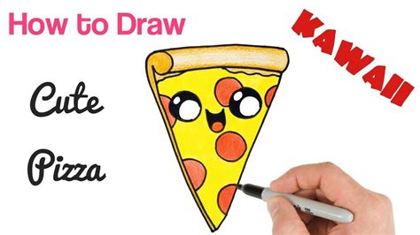 Pizza Food Easy Kawaii Cute Drawings - Kopler Mambu