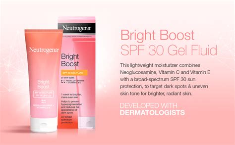 Neutrogena Gel Fluid Spf Bright Boost Ml Buy Online At Best