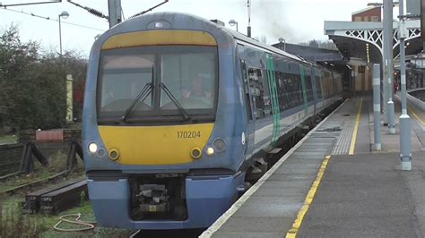 Greater Anglia 170204 Departs Ipswich For Lowestoft Youtube