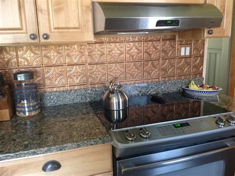 Tin Backsplash Kitchen Backsplashes Contemporary Kitchen Tampa By American Tin Ceiling