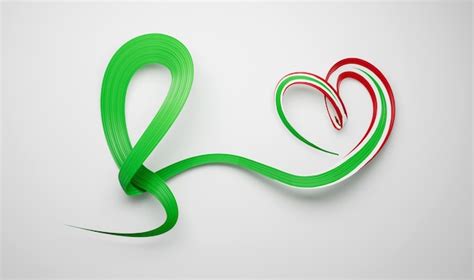 Premium Photo 3d Flag Of Burundi Heart Shaped Shiny Wavy Awareness