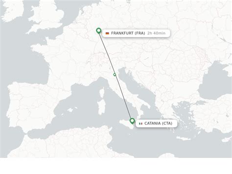 Direct Non Stop Flights From Catania To Frankfurt Schedules