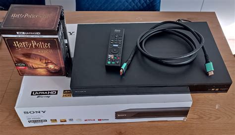 Odtwarzacz BLU RAY 4K SONY UBP X800M2B Harry Potter 4k Kabel HDMI