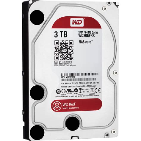 WD 3TB Red 5400 rpm SATA III 3.5" Internal NAS HDD (OEM)