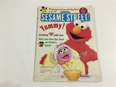 Vintage Sesame Street Magazine November No Marks Ebay