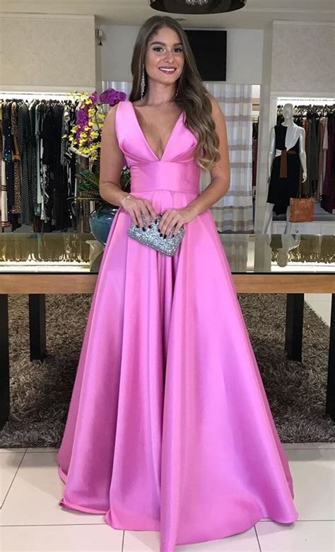 Vestido Rosa Para Madrinha De Casamento Vestidos Para Usar Em