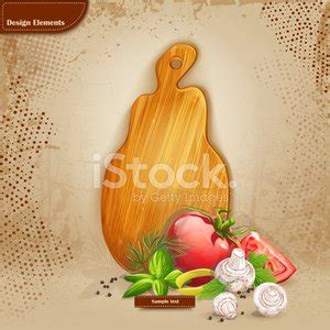 Cutting Board And Vegetables Stock Vector Royalty Free FreeImages