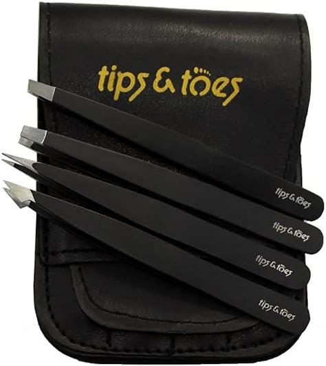 Tweezer Professional Piece Stainless Steel Tweezer Set With Leather