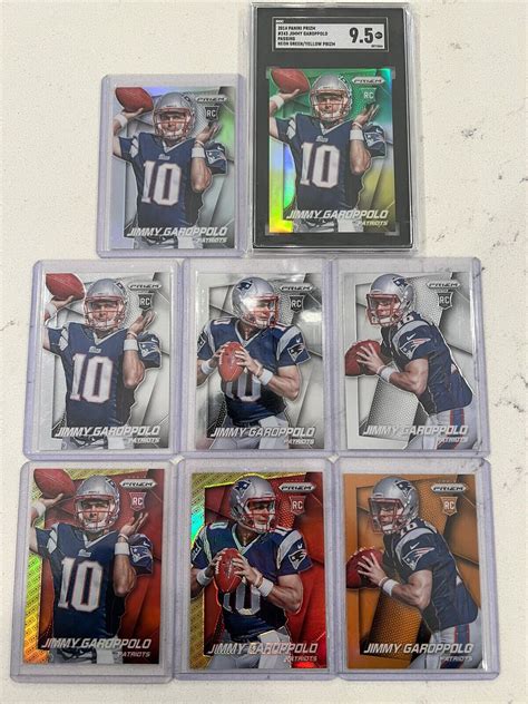 Panini Prizm Jimmy Garoppolo Rookie Lot Psa Sgc Silver Color