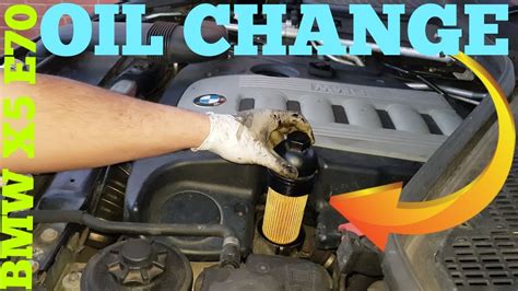 How To Change Bmw X5 E70 Engine Oil And Filter Youtube