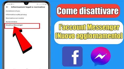 Come Disattivare L Account Messenger Disattiva Account