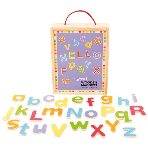 Wooden Magnetic Letters Bigjigs Bj719 Mulberry Bush