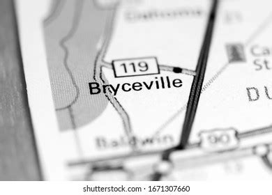 Bryceville Florida Usa On Map Stock Photo 1671307660 | Shutterstock