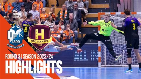 IFK Kristianstad Vs HBC Nantes Round 3 EHF European League 2023 24