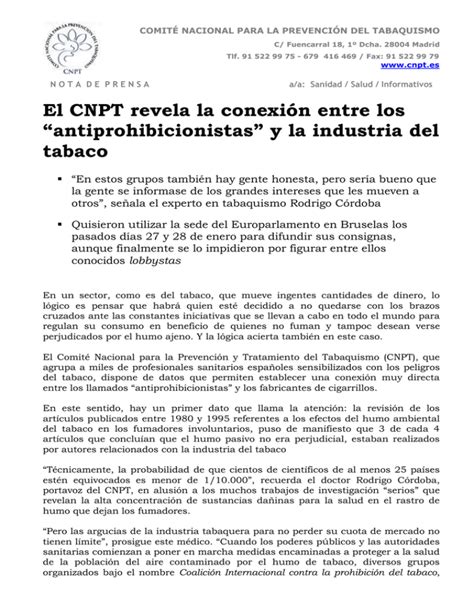 El CNPT revela la conexión entre los