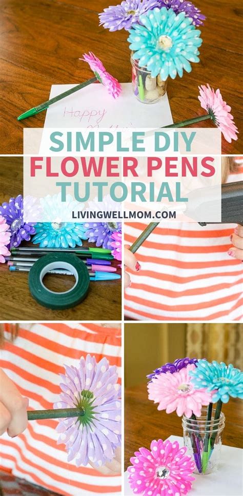 How To Make Flower Pens Cute And Simple Diy T Idea