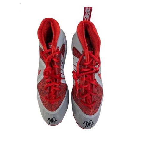 Mike Trout Autographed Cleats - Home Collection