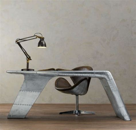 Aviator Wing Desk Inspired By Wwii Fighter Planes