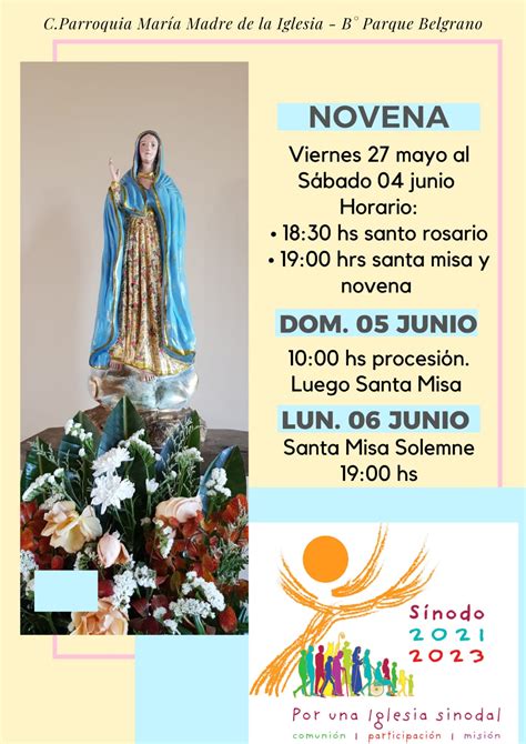 Fiestas Patronales en Cuasi Parroquia María Madre de la Iglesia