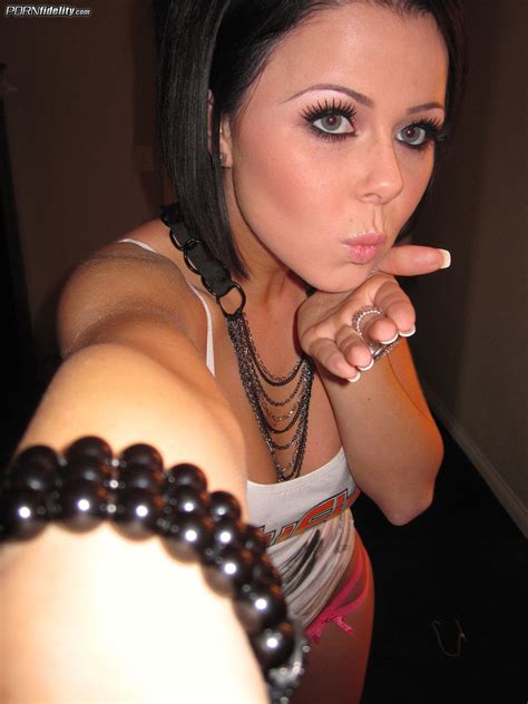 Dark Haired Chick Loni Evans Takes Clothed And Nude Selfies At The Madison S CoedCherry