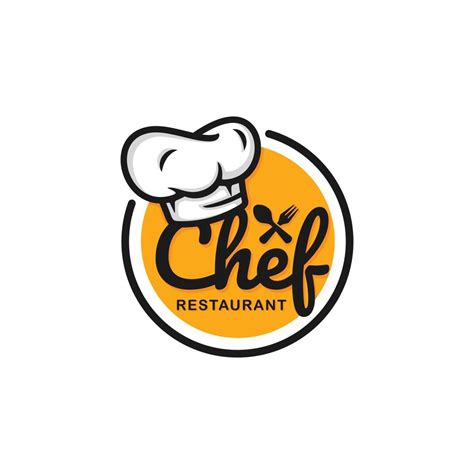 Chef Logo Design Vector Illustration Restaurant Logo 11874816 Vector