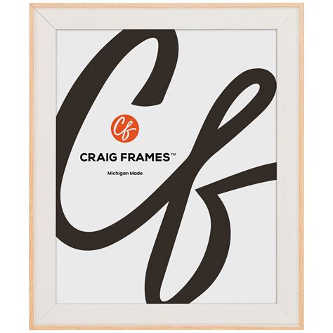 Craig Frames Acoustic 12x15 Picture Frame Classic White