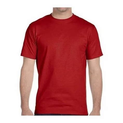 Outlaw Base Plain Mens Red Dri Fit T Shirts Size S To Xl At Rs 75