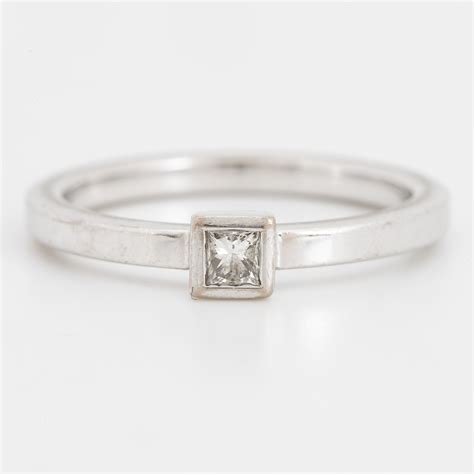 Ring Med Prinsesslipad Diamant Bukowskis