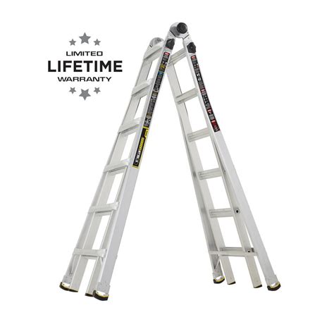 Gorilla Ladders 26 Ft Reach MPX Aluminum Multi Position Ladder With