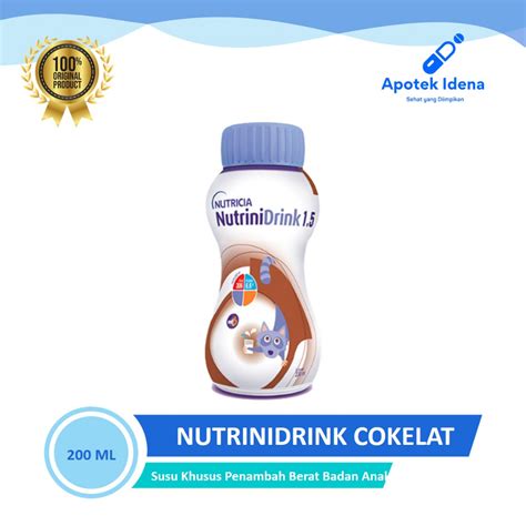 Jual Nutricia Nutrinidrink Cair Ml Rasa Coklat Susu Formula