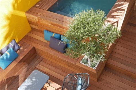 SLOWGARDEN Terrasses Et Jardins Banquette Jardin Piscine