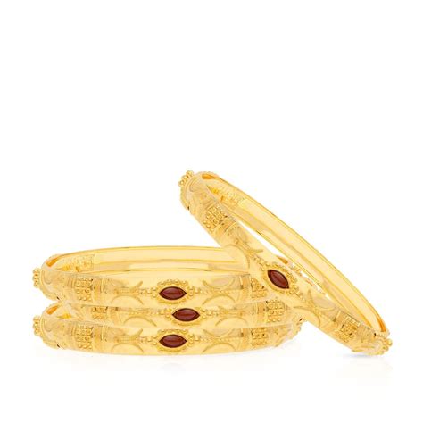 Buy Malabar Gold Bangle Set BSBLRAAAAGZLRW For Women Online Malabar