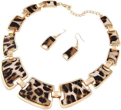 Art Und Weisegoldtonart Leopardkorn Halskette Leopard Halsketten