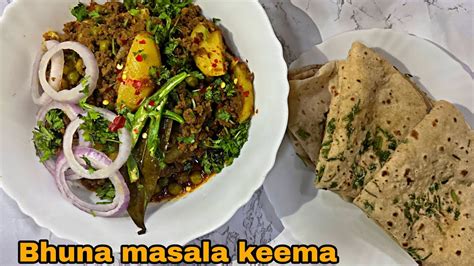 Bhuna Masala Keema Recipe Aloo Matar Keema Recipe Spicey Aloo Keema