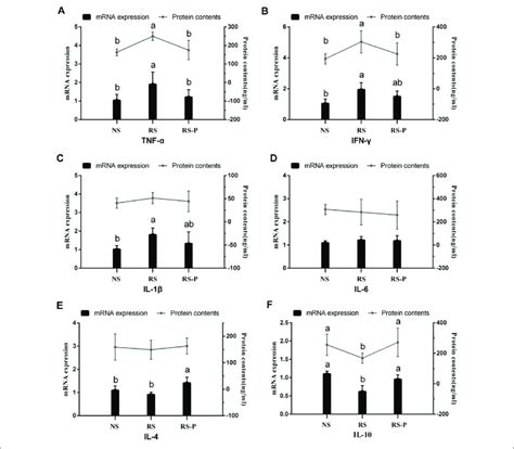 Protein Contents And Mrna Expression Levels Of Inflammatory Factors