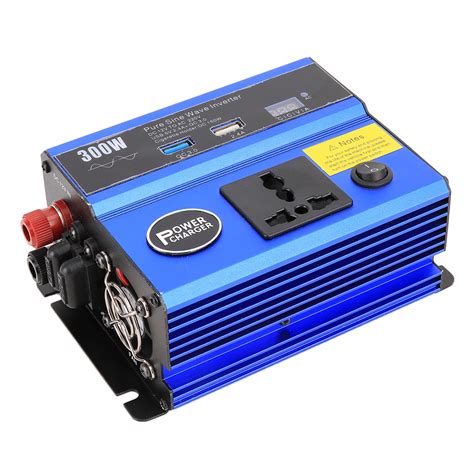 300W DC 12V To AC 220V Car Multi Functional Pure Sine Wave Power