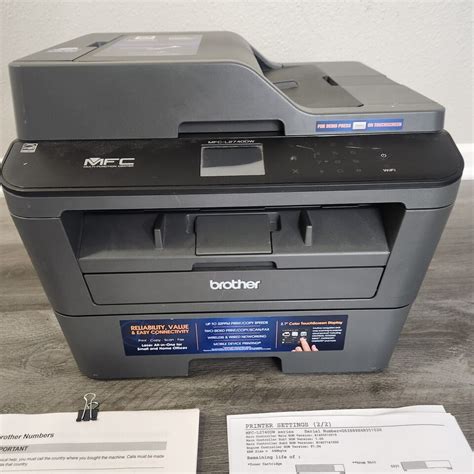 Brother Mfc L Dw All In One Wireless B W Laser Printer With Toner