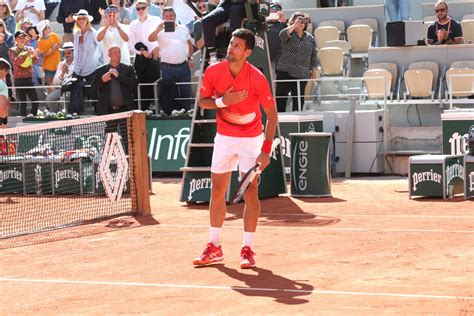 Photo Novak Djokovic Gagne Son Match Contre Aljaz Bedene Lors Du