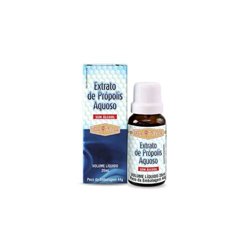 Extrato de Própolis sem Álcool Aquoso Flora Néctar 20ml Extrato de