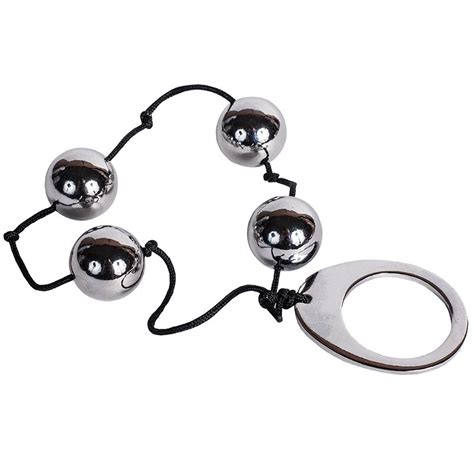 Анальные шарики Heavy Metal Anal Beads металлические серебристые