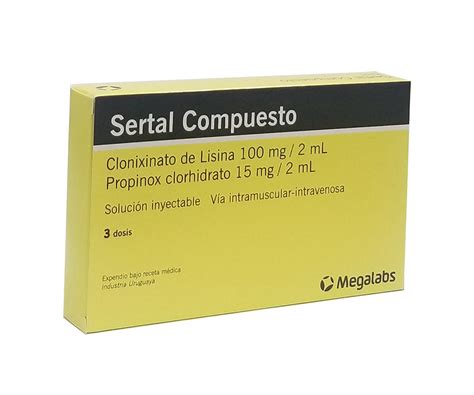 Sertal Compuesto Ampollas FarmaciaRD