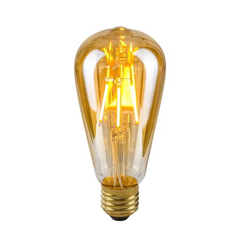 Żarówka ozdobna LED Retro E27 4W 2200K ST64 Amber LDS ST64 A ST64