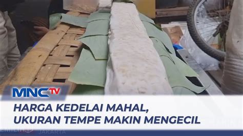 Harga Kedelai Mahal Ukuran Tempe Makin Mengecil LIS 15 11 YouTube