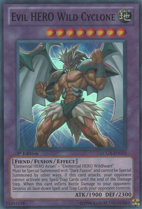 Evil Hero Wild Cyclone Yu Gi Oh Wiki Fandom