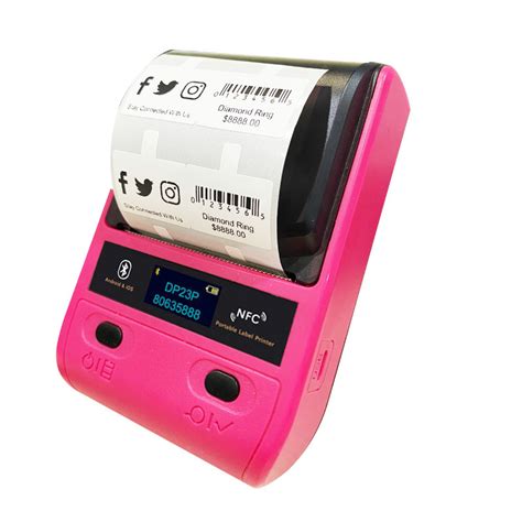 Colorful Barcode Label Sticker Printer For Portable Use With USB And